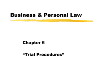Business & Personal Law