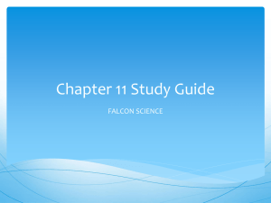 Chapter 11 Study Guide ppt