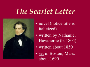 Scarlet Letter (PowerPoint)