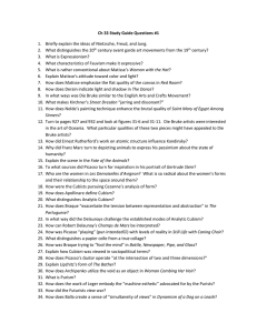 Ch 33 Study Guide Questions #1 Briefly explain the ideas of
