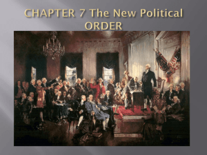 CHAPTER 7 The New Political ORDER