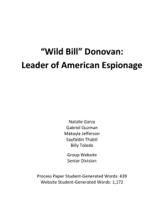 File - "Wild Bill" Donovan