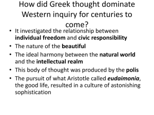 Chapter 2 The Greek World