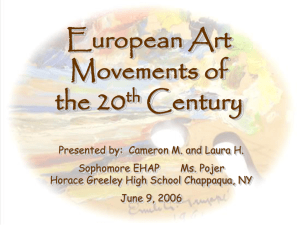 European Art of the 20th Century
