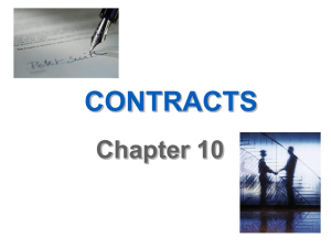 Business and the Law of Contracts--Chapter 8 Pennzoil v. Texaco, p