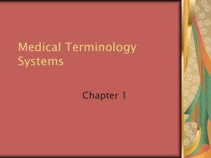 Medical Terminology Systems