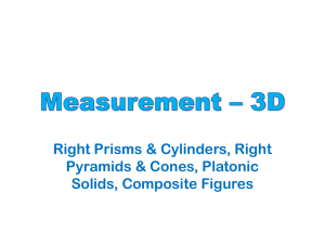 Measurement * 3D - Miami Beach Senior High School