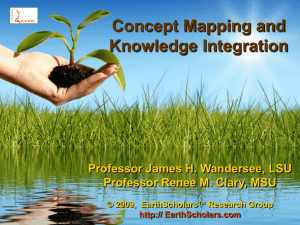 Concept Mapping and Knowledge Integration