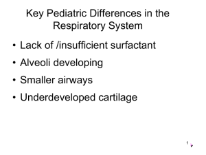 Pediatric Respiratory Problems