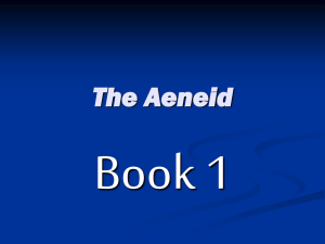 The Aeneid book 1 notes