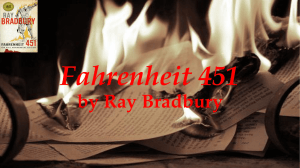 Allusions Assignment for Fahrenheit 451