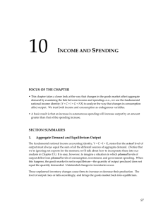 10 Income and Spending