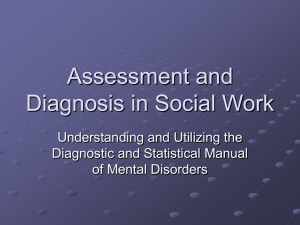 Assessment and Diagnosis in Social Work