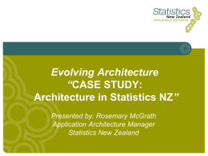 Creating a New Business Model for NZ's National Statistical Office of