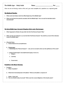Middle Ages Study Guide 2015 - Mrs. Silverman: Social Studies