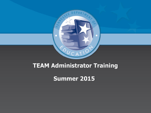 The Administrator Evaluation Process - TEAM-TN