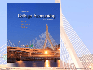 Job Order Cost Accounting System