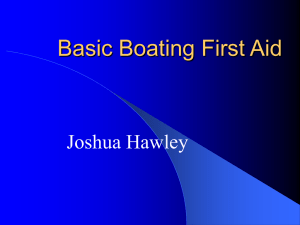 Basic Boating First Aid presentation