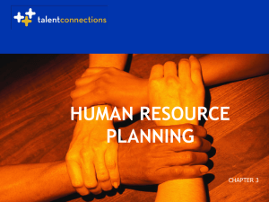 Chp3-Human Resource Planning