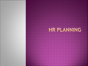 HR Planning - kau.edu.sa