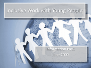 Inclusive Work with Young People Pack