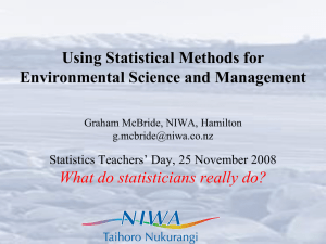 Using Statistical Methods for Environmental Science and Management