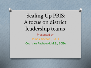 A1. Scaling Up PBIS 2
