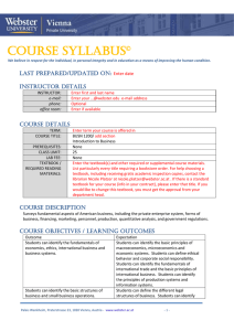 BUSN 1200 - Introduction to Business
