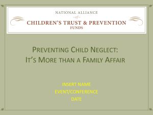 prevent child neglect - National Alliance of Children's Trust