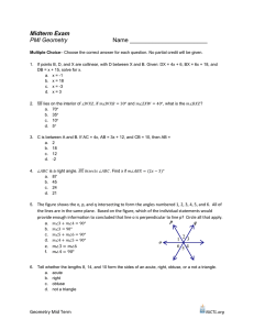 Midterm Exam - Mr. Boyd's Math Site