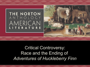 Race and the Ending of Adventures of Huckleberry Finn
