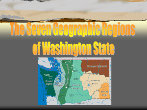 Washington State Geographic Region