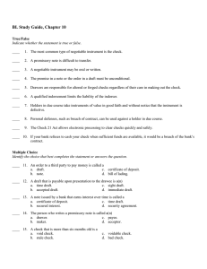 BL Study Guide, Chapter 10 Answer Section