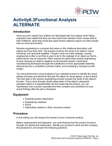 Activity 6.3A Functional Analysis ALTERNATE