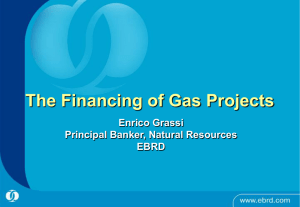 The EBRD activities on gas