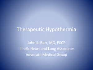 Therapeutic Hypothermia - IHLF - Illinois Heart & Lung Foundation