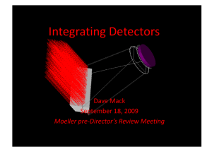 Integrating Detectors
