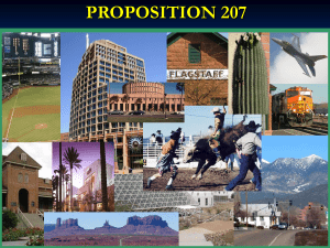proposition 207 supporters - Arizona Planning Association