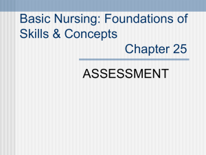 Basic Nursing: Foundations of Skills and Concepts Chapter 24
