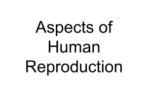 Aspects of Human Reproduction