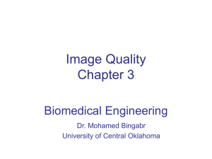 Ch 1 Basic Imaging Principles - University of Central Oklahoma