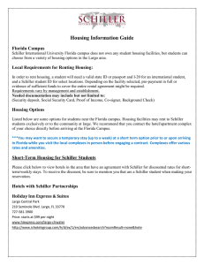 Housing-Information-Florida - Schiller International University