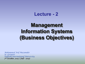 How Businesses Use Information Systems