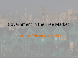 Government in the Free Market