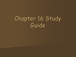chapter 16 study guide Chap 12-13 - us before the civil war: north & south chap 14-15 - us before the civil war: the nation divides. chapter 16 study guide Chap 12-13 - us before the civil war: north & south chap 14-15 - us before the civil war: the nation divides.