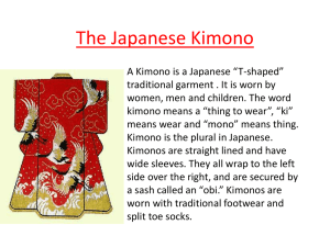 The Japanese Kimono
