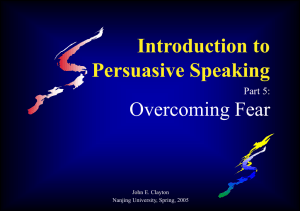 JEC PS5 - Overcoming Fear