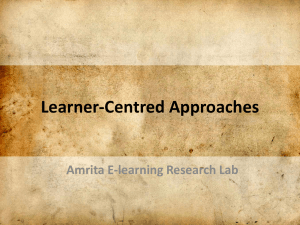 Learner-centred environments
