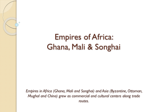 Empires of Africa: Ghana, Mali and Songhai