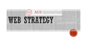 Web Strategy - Final Step Marketing
